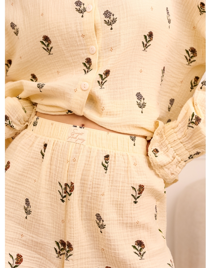 Женская пижама (Рубашка+Шорты) 5290TQP Женская пижама (Рубашка+Шорты) 5290TQP